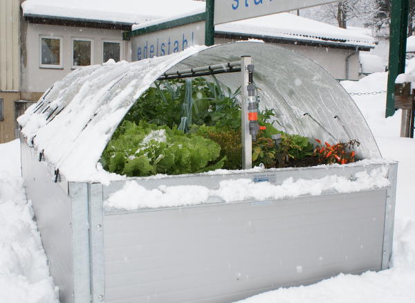 Hochbeet und Unwetter